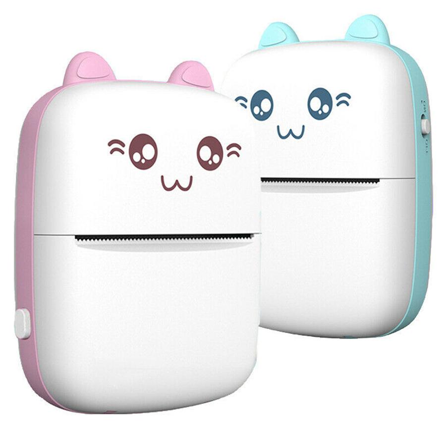 

Portable Thermal Printer Photo Pic Pocket Printer Phone Bluetooth W/ 1X Paper