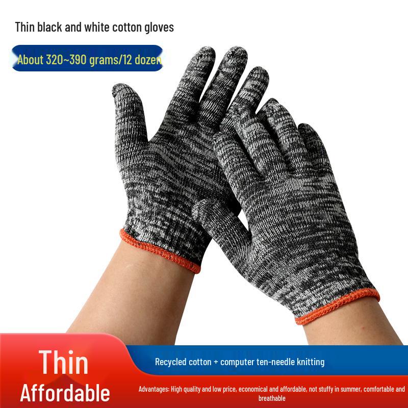 

Women s Anti-Slip Work Gloves, Wear-Resistant Cotton Thread for Construction Site