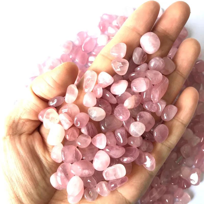 Madagascar Pink Crystal Gravel Ornament in Bottles/Cups