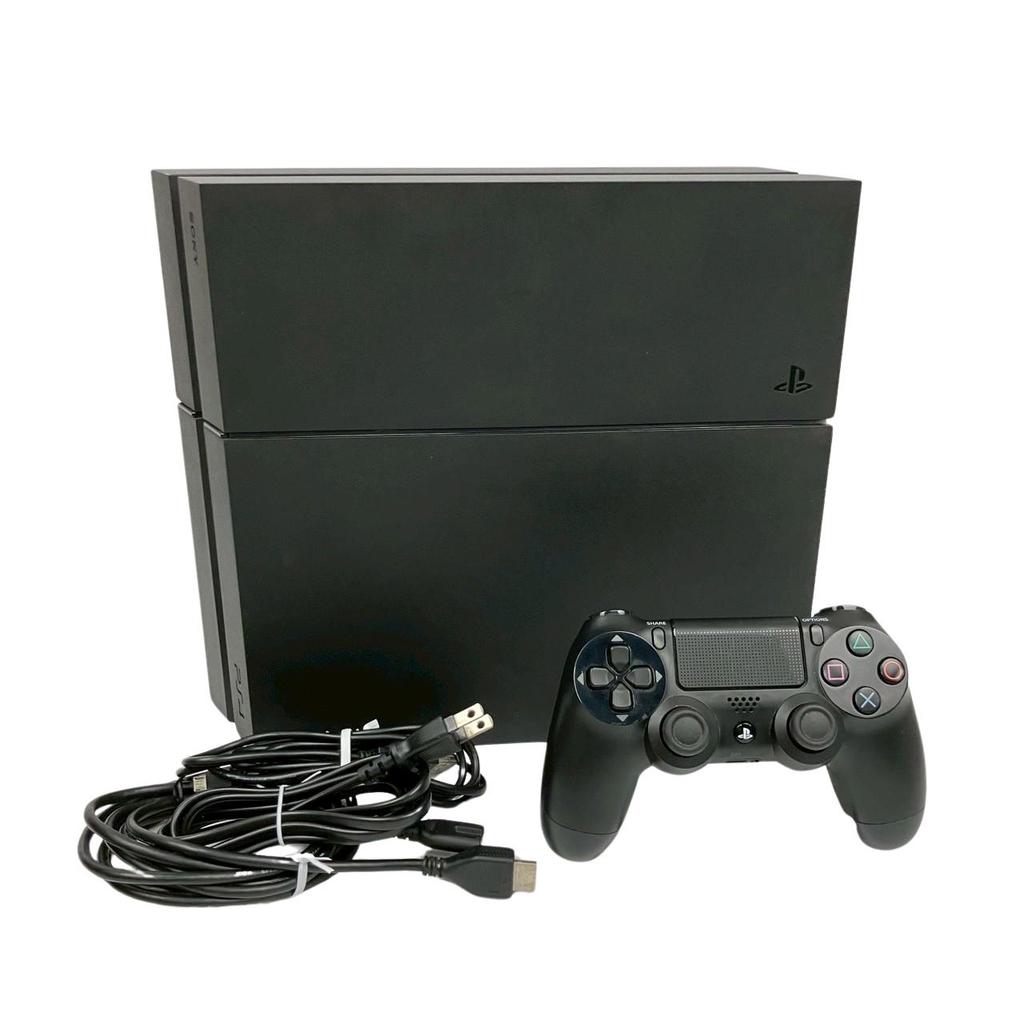 

Sony PlayStation 4 PS4 CUH-1000 Series Black White Console 500GB & Controller Cable Used чёрный