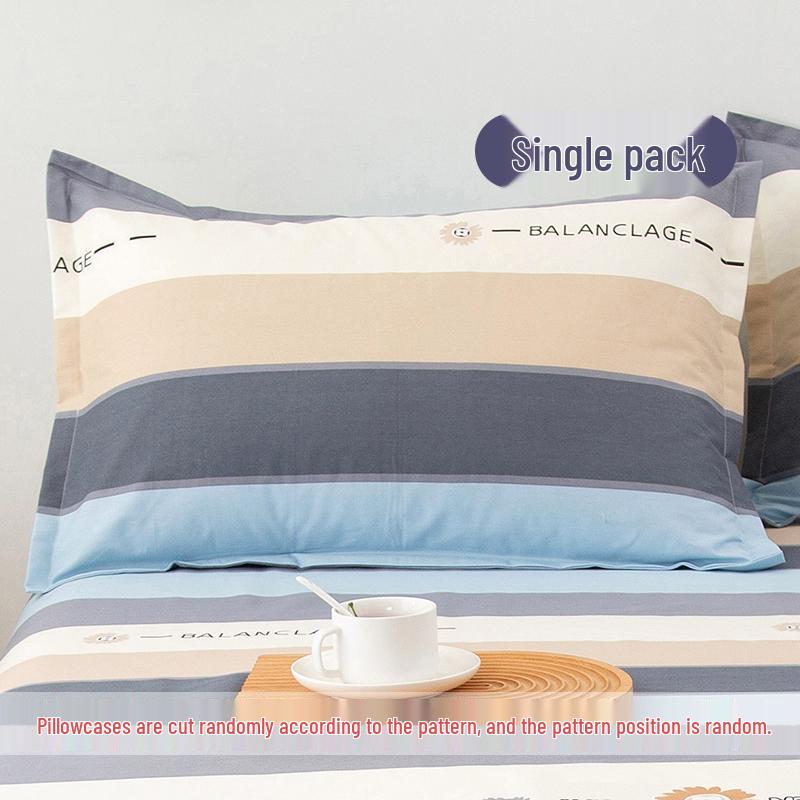 2024 Neues Kissenbezug-Set aus reiner Baumwolle - 100% Baumwolle, 2er-Set, Größe 40x60 oder 48x74cm Kissenbezüge