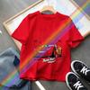 Vendita Calda T-shirt per Bambini Car Pixar Saetta McQueen Stampa Carina Vestiti per Bambine T-shirt a Maniche Corte per Neonati Top Estivi per Bambini