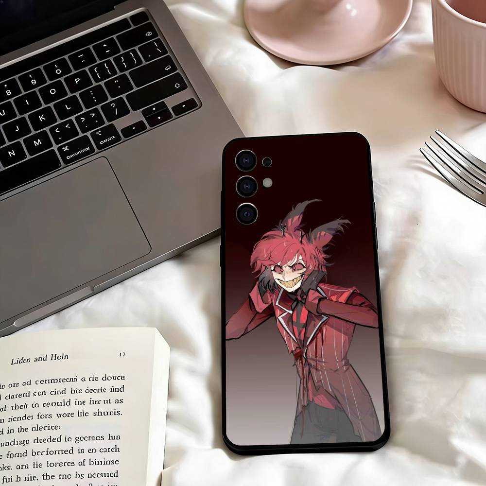 A-Alastor H-Hazbin H-Hotel Phone Case For Samsung S25,S24,S21,S22,S23,S30,Ultra,S20,Plus,Fe,Lite,Note,10,Black Cover