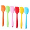 Silicone Cream Baking Scraper Non Stick Butter Spatula Cutter Chocolate Smoother Heat Resistant Kitchen Pastry Tools Stir