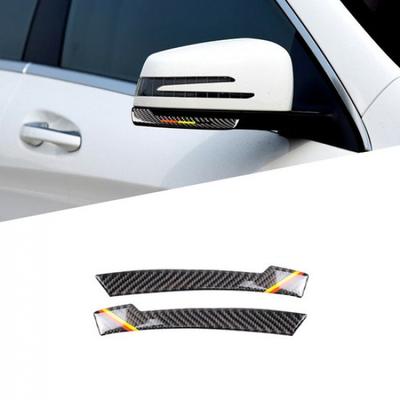 Bande Autocollante de Rétroviseur Latéral en Fibre de Carbone Type D Pour Benz B C E CLA