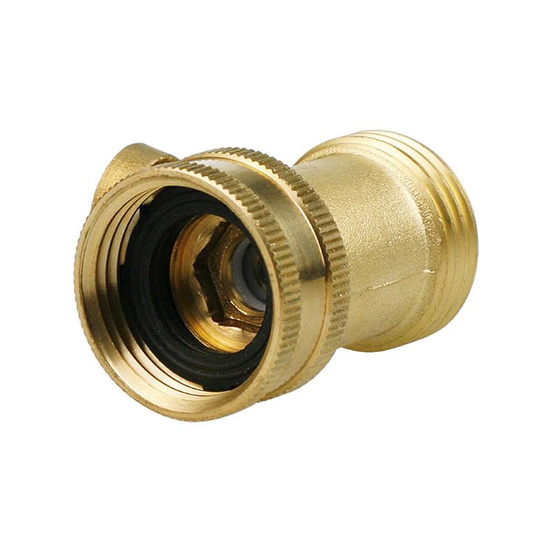 3/4 Garden Hose Shutoff Valve Brass Water Hose Faucet Connector For Garden Watering Coupler Joint Connect Repair