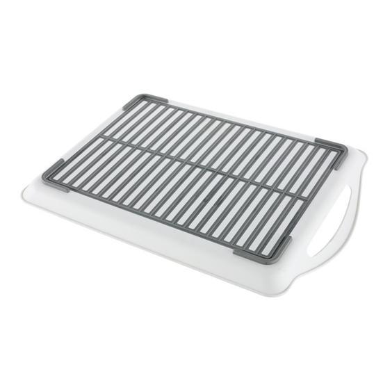 Dual-Handle Serving Tray Anti-slip Dinner Plate Lightweight Stable Countertop Tray Stackable Tray for Food Serving And Storage