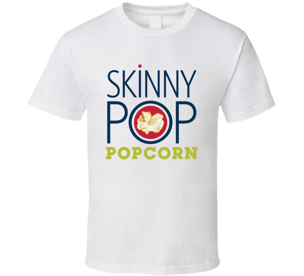 

Любители попкорна Skinny Pop Футболка-закуска L
