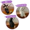 Horror Witch Ghost Figurine Set of 2 Unique Fishing Statues Garden Ornaments Aquarium Figures S.T.S.G (Witch)