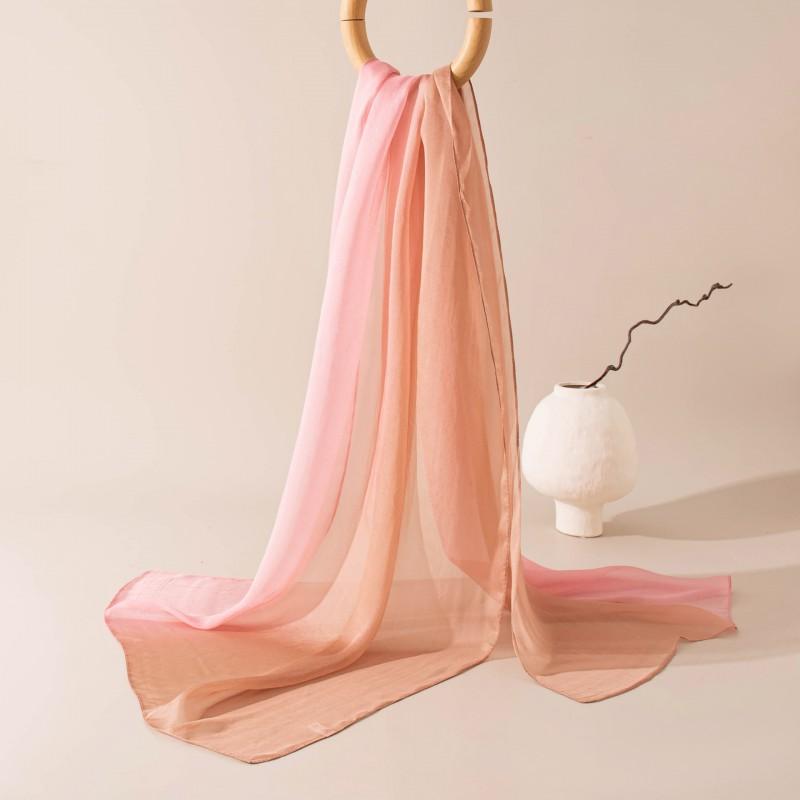 Long Silk Scarf Women Hand-painted Thin Shawl Versatile Elegant Fashion Accessory