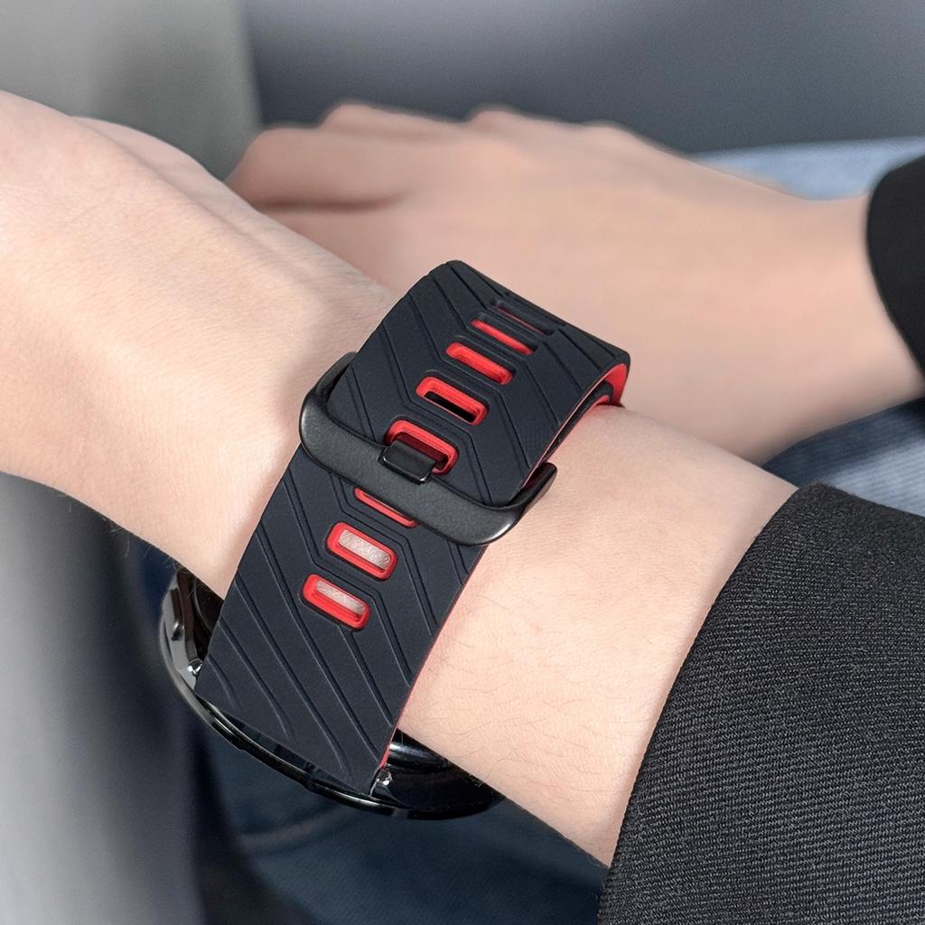 22mm Replace Band for Amazfit Balance/GTR 4 3 2 Silicone Watchband For Amazfit Bip 6 5/ Stratos 3 2 2S Adjustable Strap Bracelet