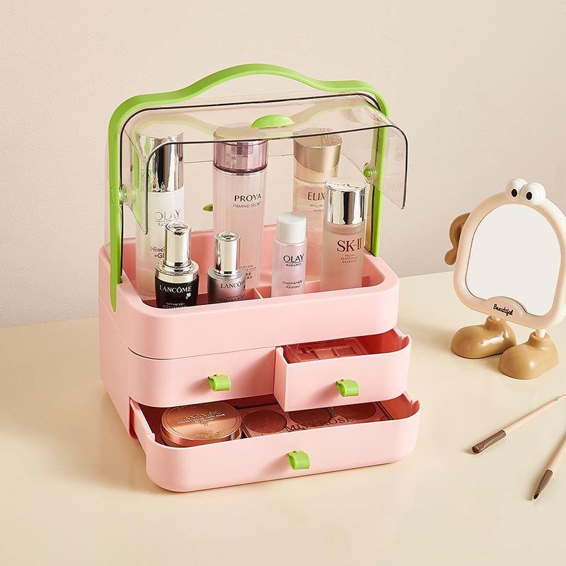 High-Capacity Skincare & Cosmetic Organizer for Vanity Table