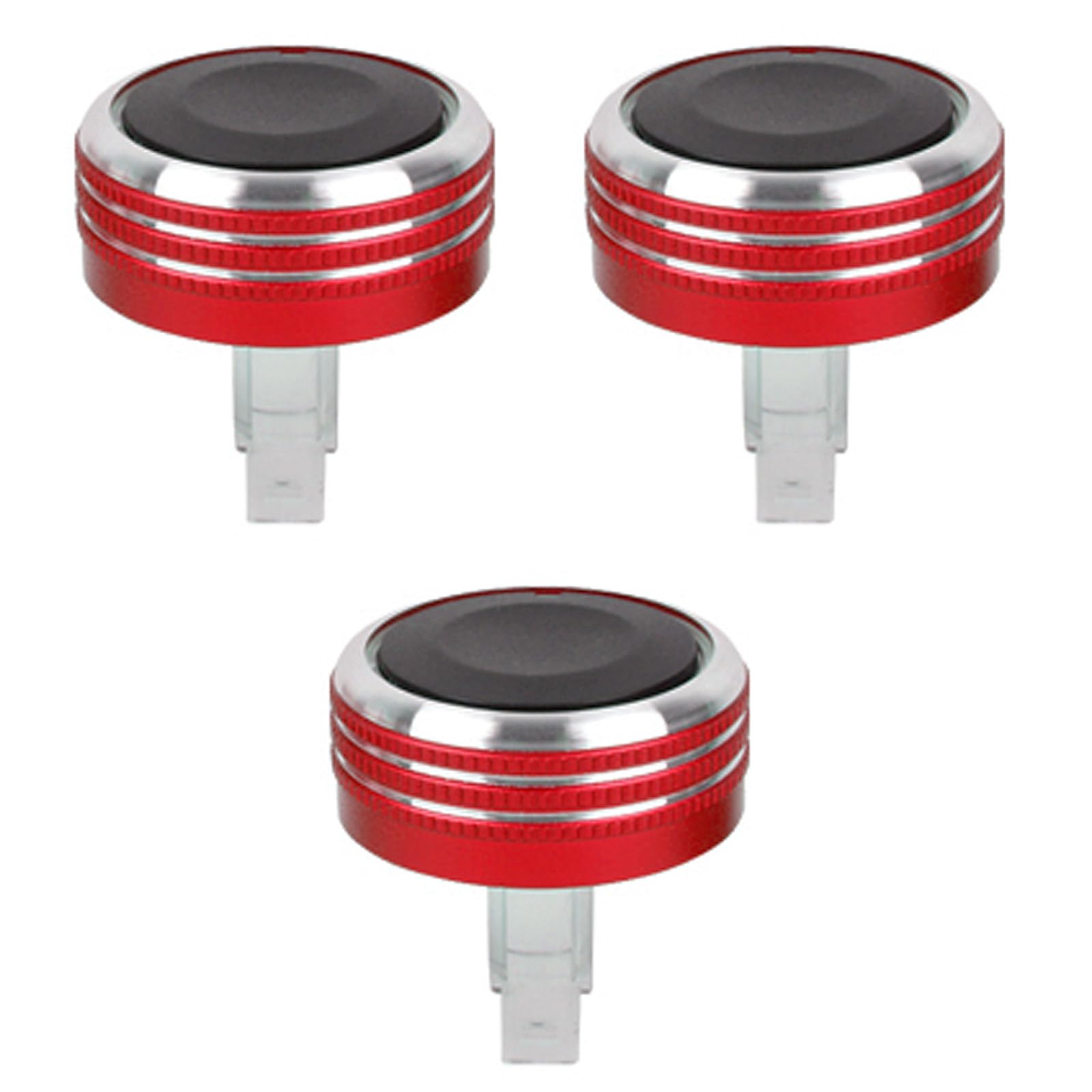 

LEXOR Aluminum Air Conditioner Dial Air Conditioner Knob Dial Interior Panel Compatible Nissan NV200 Vanette M20 [Red] modern красный