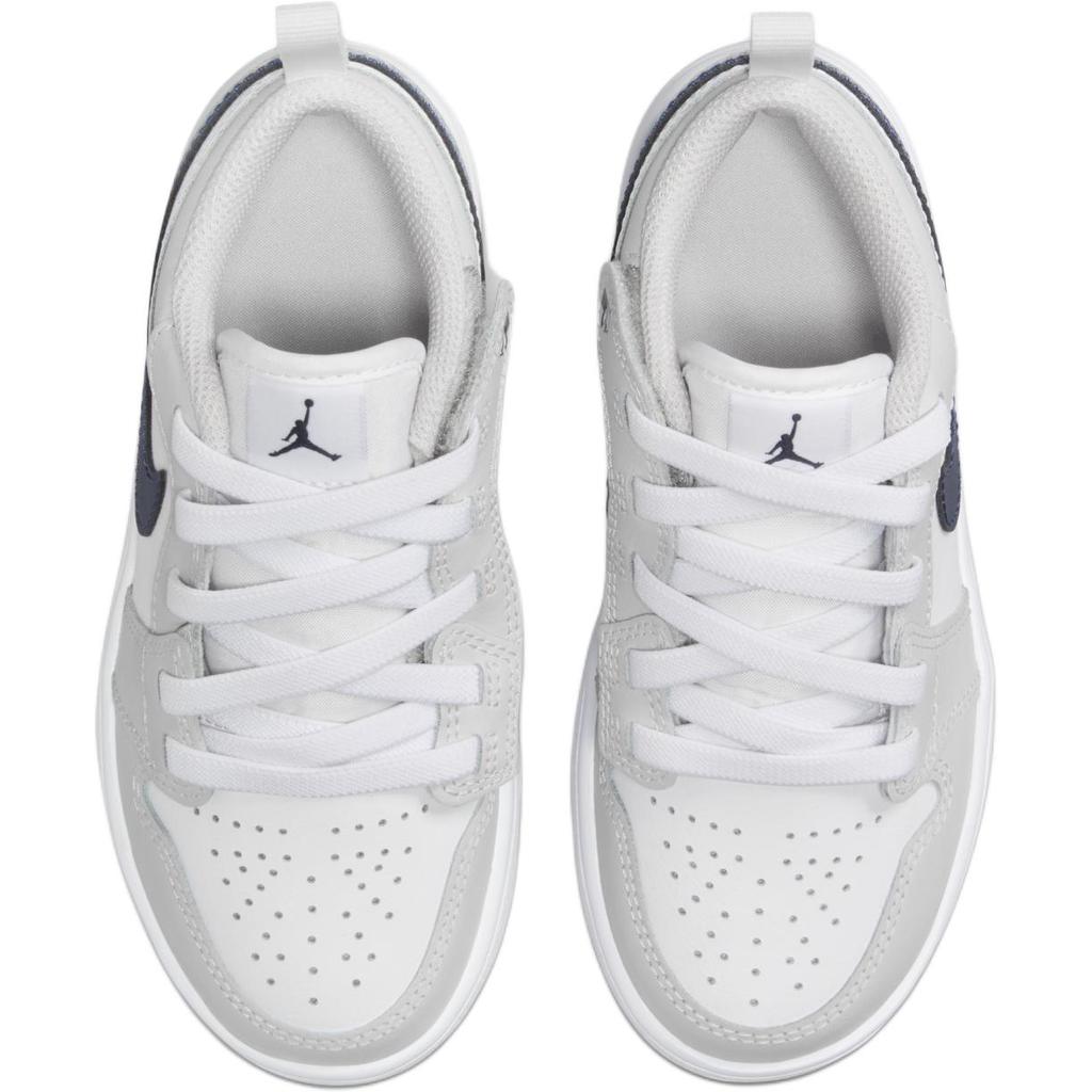 Air Jordan 1 Low ALT PS Georgetown Kids Sneakers White Neutral-Grey Gum-Medium-Brown DR9748-146