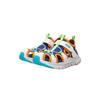 Li Ning Kids Sports Lifestyle Series Comfortable Flexible Soft Sandals Kids Sandals Bright-Blue Standard-White Ice-Orange YKNU142-1
