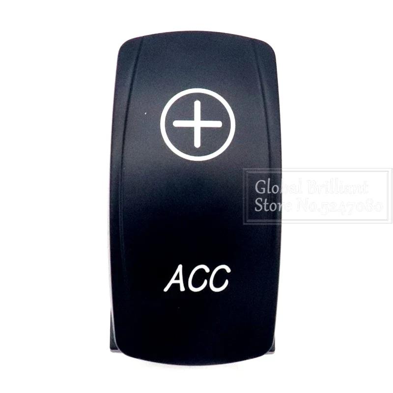 For Car Truck Marine 12V/20A 24V/10A Boat Rocker Switch Toggle 5Pin SPST / 7Pin DPDT ON-Off Switch with LED Light