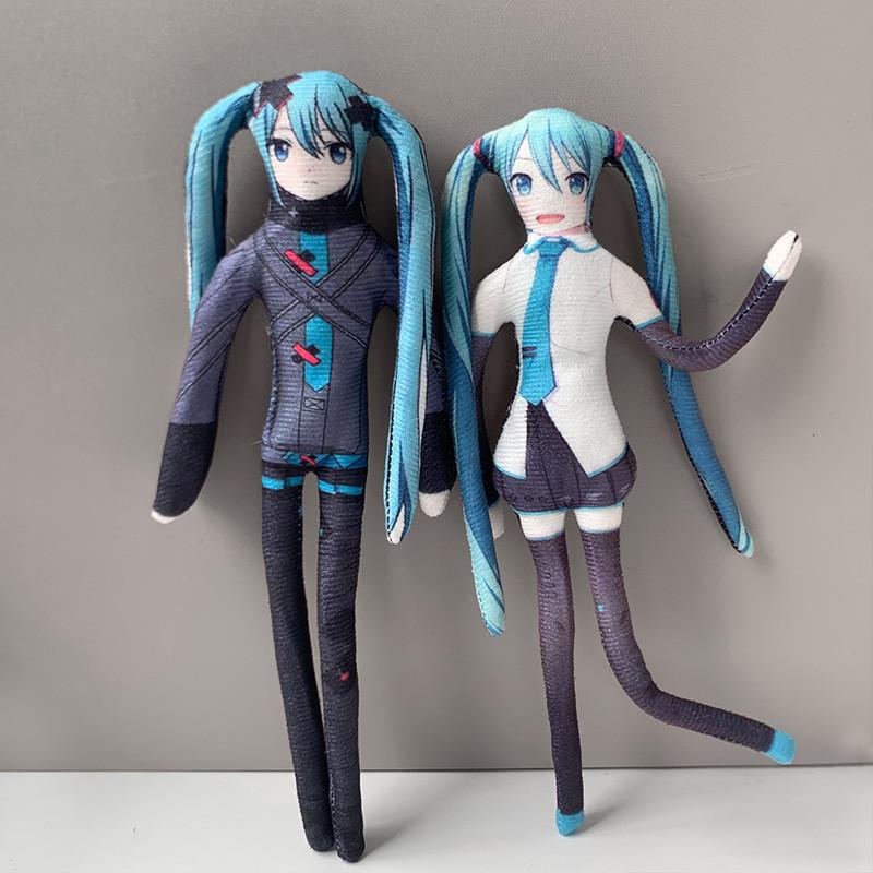 Hatsune Miku Plush Toy With Wire Frame For Collectors And Creative Displays