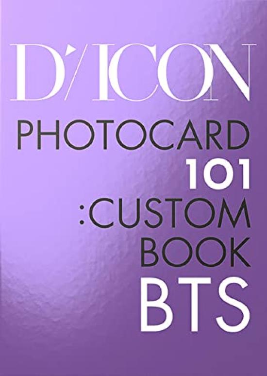 

BTS DICON PHOTOCARD 101 ИНДИВИДУАЛЬНАЯ КНИГА Папка-переплет + фотокарточка + брелок