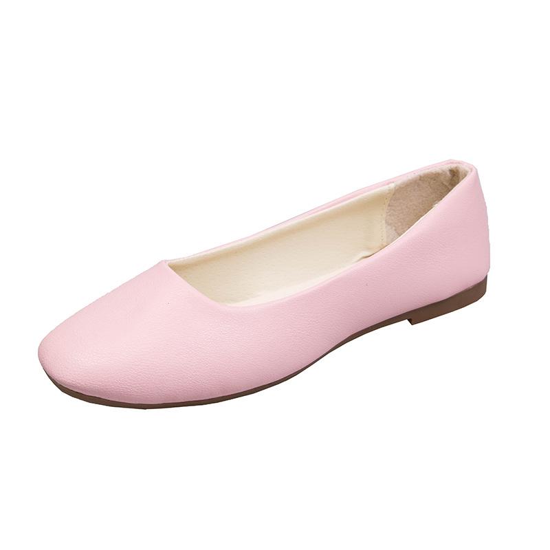 Plus Size Shoes Women Solid Candy Color Patent PU tip Shoes Women Flats Ballet Casual Plus Size Shoes Women Solid Candy Color Patent PU tip Shoes Women Flats Ballet Casual