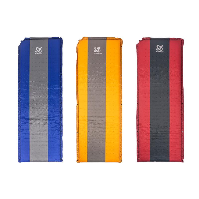 Portable Self-Inflating Camping Mat: Moisture-Proof, Splicable, Inflatable Bed for Tents
