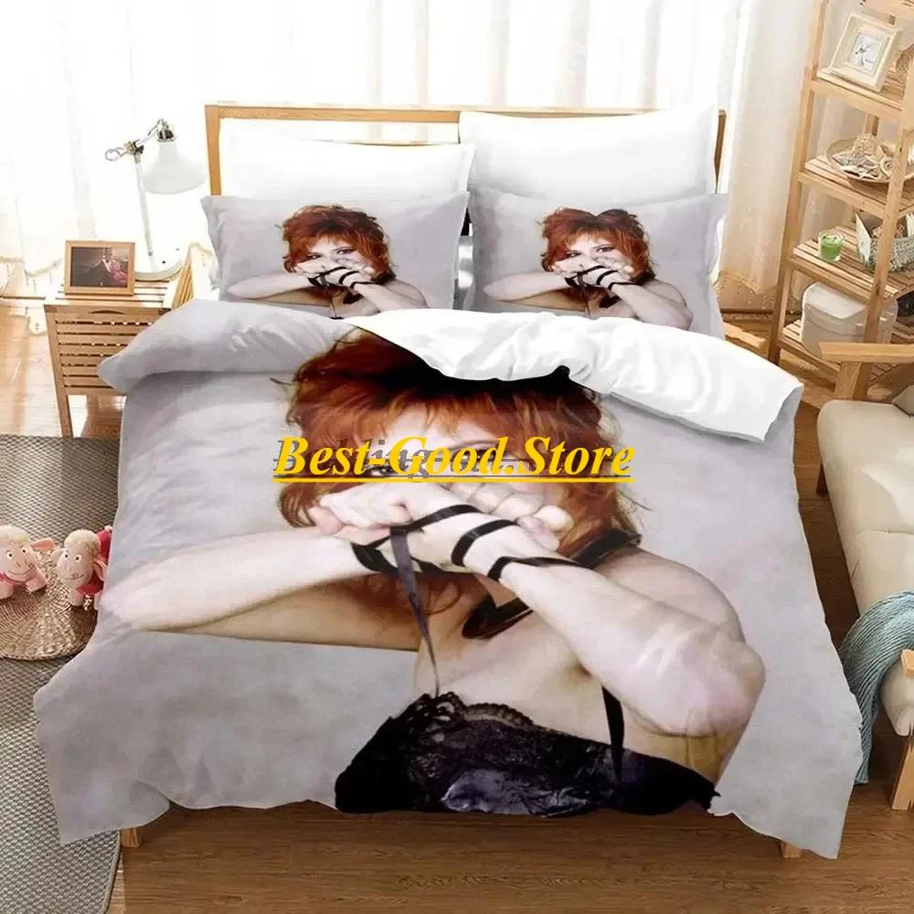 Butterfly Mylene Farmer Bedding Set Duvet Cover Sheet Printed Bed Set Pillowcase Bed Full Queen King Size Comforter Bedroom