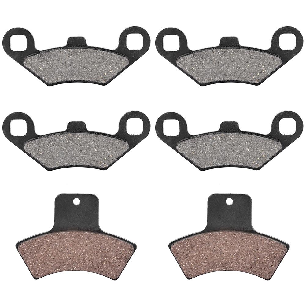 6Pcs Front & Rear Brake Pads for Polaris Sportsman 500 4x4 1998 2002