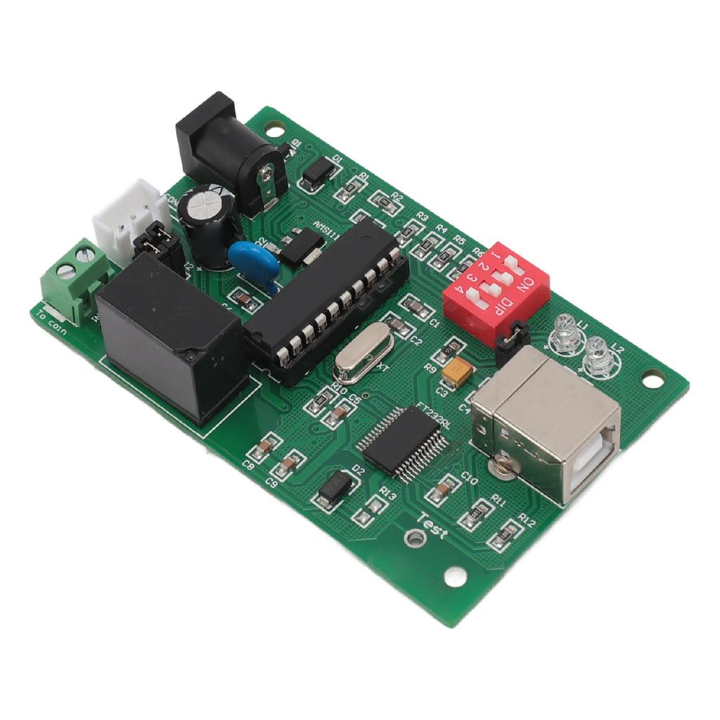 Pulse Coin Acceptor Module USB Interface Data Record Lockout Timer PCB Bill Operator Control Board