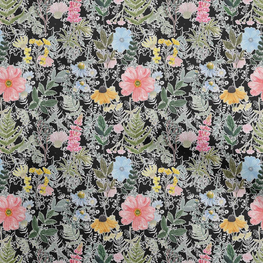 oneOone Cotton Flex Dusty Green Fabric Floral  Sewing Craft Projects Fabric Prints By Yard 40 Inch