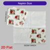 20pcs Disposable Napkins with Rose Ring Pattern Print for Wedding,Parties,and Daily Use for Thanksgiving Fall Christmas Table Decoration