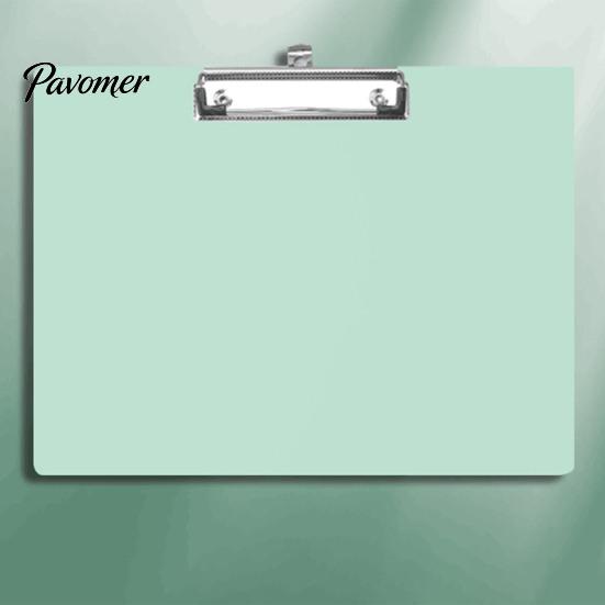 Strong Clamping Clipboard A4 Letter Size Plastic Clipboard, Hard Board with Low Profile School Clip, Lightweight Solid Color for Office Classroom