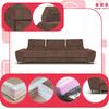 Sofa 3 Seater Sofa Bed with Sofa Bed. Savio Family Furniture Brown Corduroy