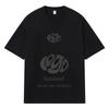 2026 Camiseta Personalizada Estampada Gráfica Y2k Harajuku Streetwear 100% Algodón Casual Oversize Verano para Hombre