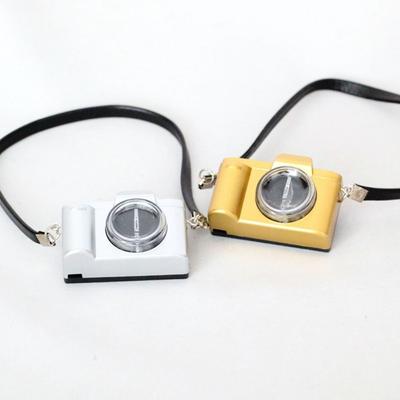 Creative Multicolor Dolls Camera Plastic Shutter and Flash Dollhouse Camera with Belt Mini Digital Camera 1/6 1/12 Doll