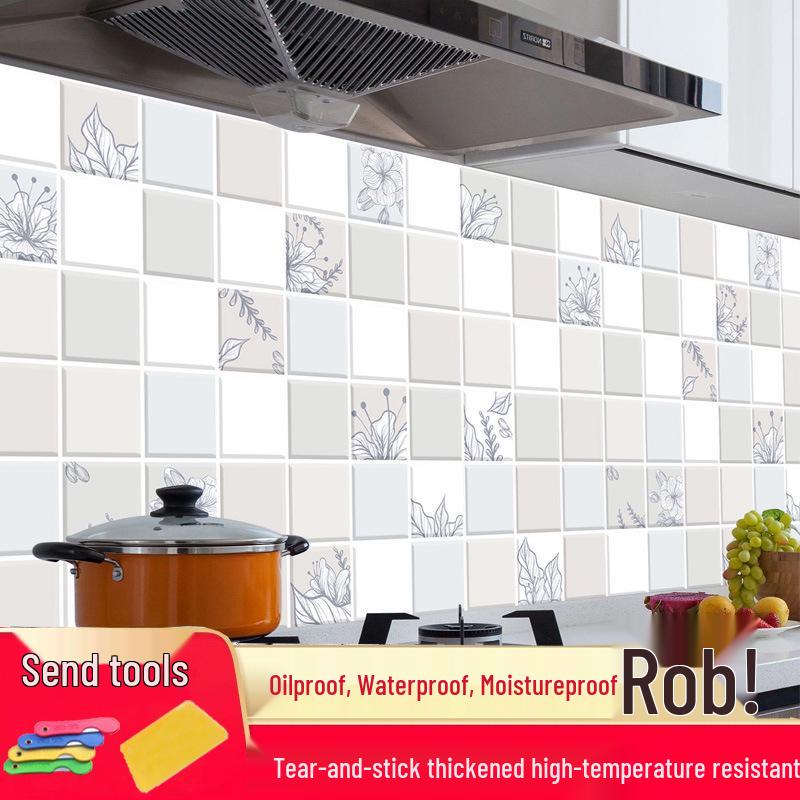 Selbstklebende, Hitzebeständige, Wasserdichte Küchenaufkleber für Herde, Arbeitsplatten, Schränke und Dunstabzugshauben