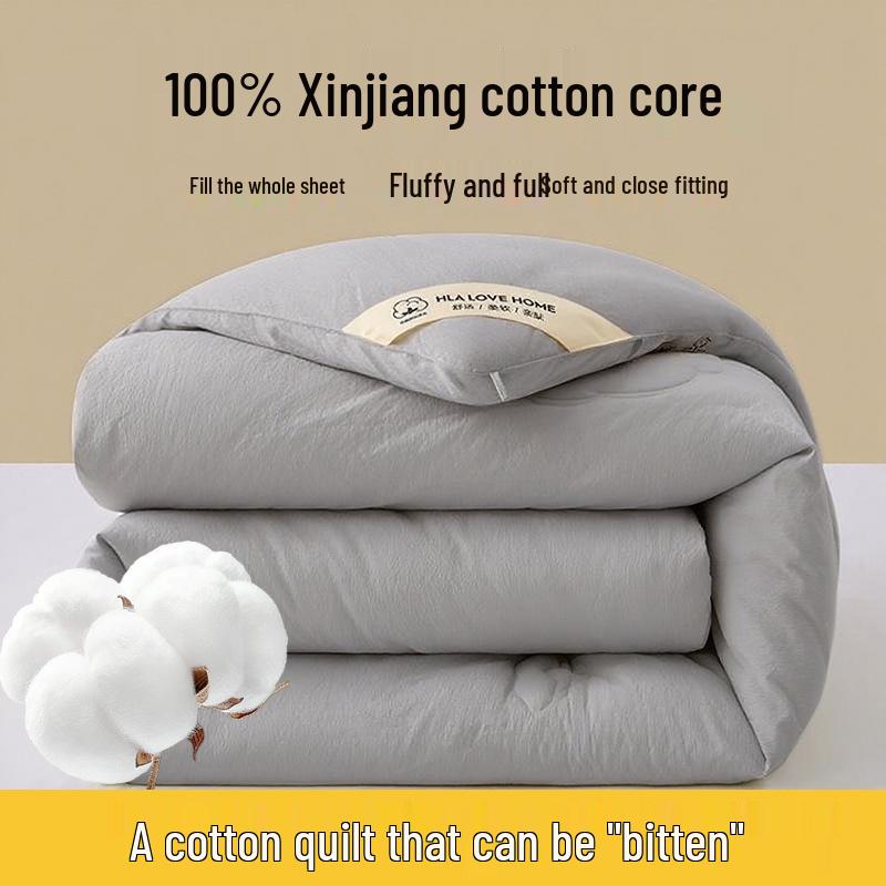 Xinjiang Cotton All-Season Quilt: Warm, Thick, and Suitable for Student Dormitory Use