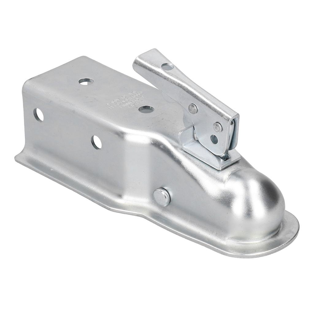 2in Trailer Hitch Ball Coupler Lock 3in Channel 5000Lbs/2268kg Zinc Plated Die‑Cast Steel High Secur