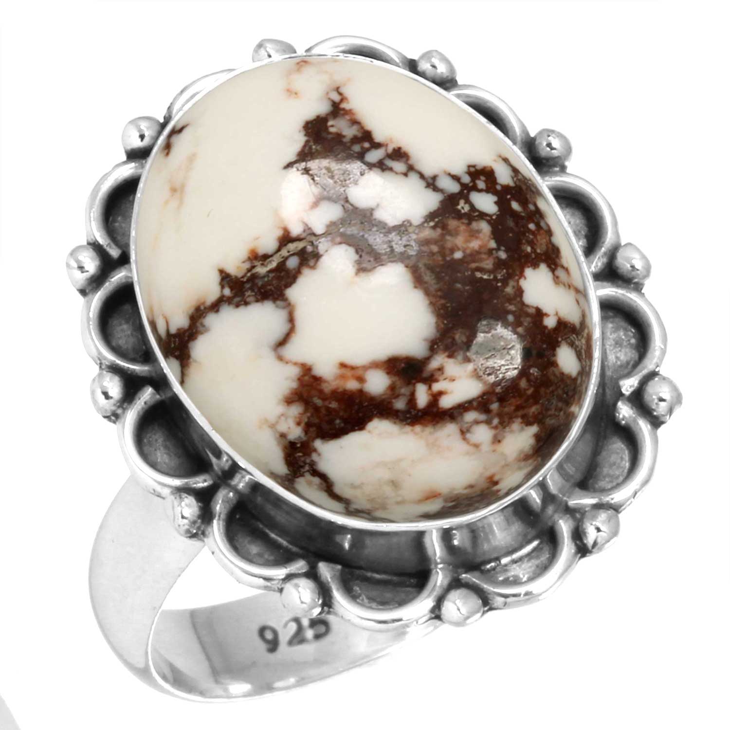 

Кольцо из стерлингового серебра 925 пробы Женское Драгоценный камень Ручная работа Ювелирные изделия Подарок на Хэллоуин Смитсонит Губчатый коралл Серафинит Шаттукит Тулит Дикая лошадь Костюм 10.5