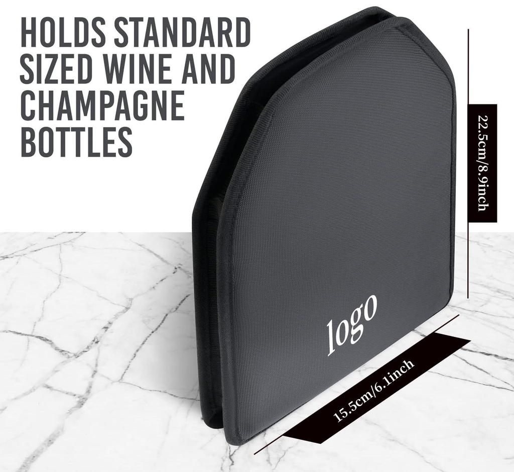 Cross-Border Cold Insulation Wine Sleeve: Gel Ice Pack for Hot/Cold Compress & Fresh Keeping, Customizable Polyester Bag