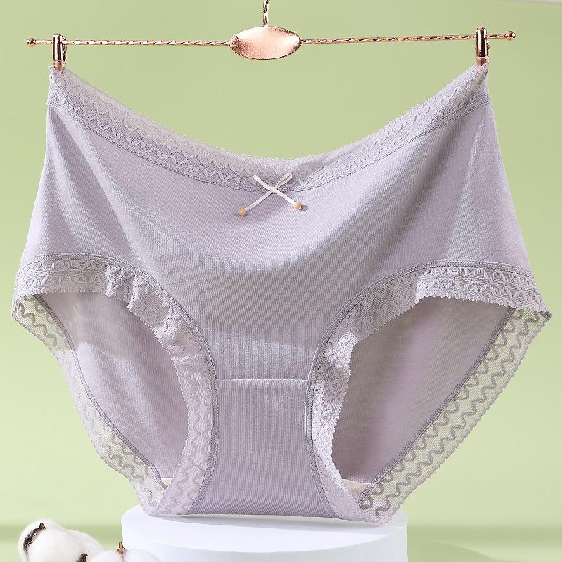 

Нижнее белье больших размеров для женщин, свободные мягкие модальные трусы, бесшовные трусы средней талии, шелковые 3XL