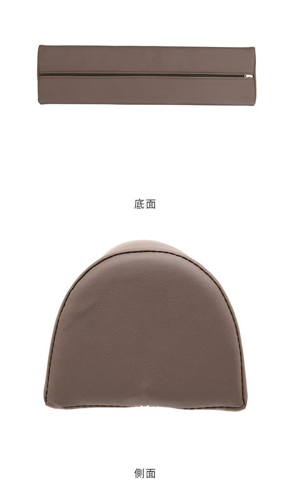 Large Semicircular Long 12cm Brown Leg Chiropractic Esthetic Foot Foot Pillow for Pillow, Tall, [Massage Pillow, Pillow, Pillow, Pillow, Footrest,