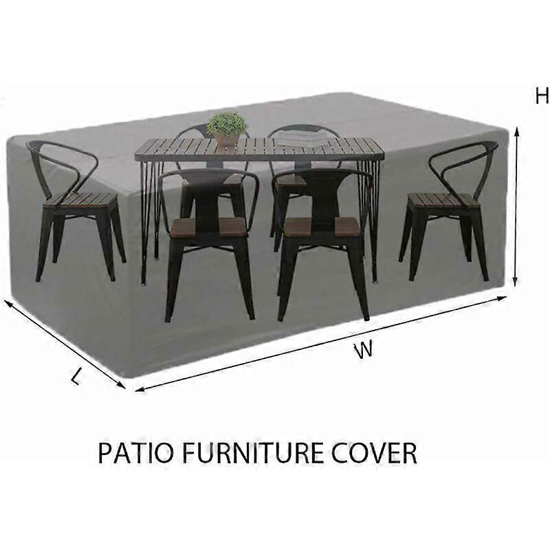 210*140*80CM  420D Square Garden Furniture Cover, Waterproof Garden Furniture Cover, Tear