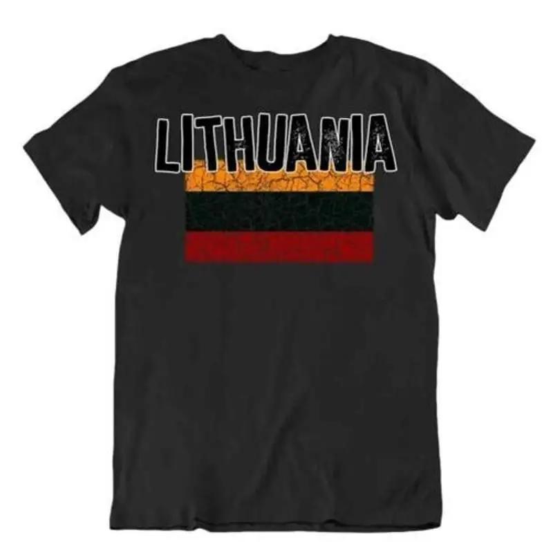 Flag T Shirt Lithuania Fashion Country Souvenir Gift Tee Pride Logo