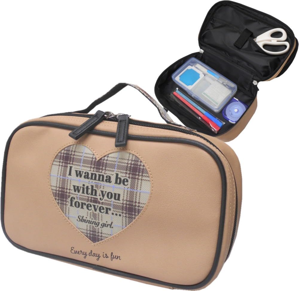 

Швейный набор Forever Chocolat Brown Heart Check Начальная школа Домоводство R Правша
