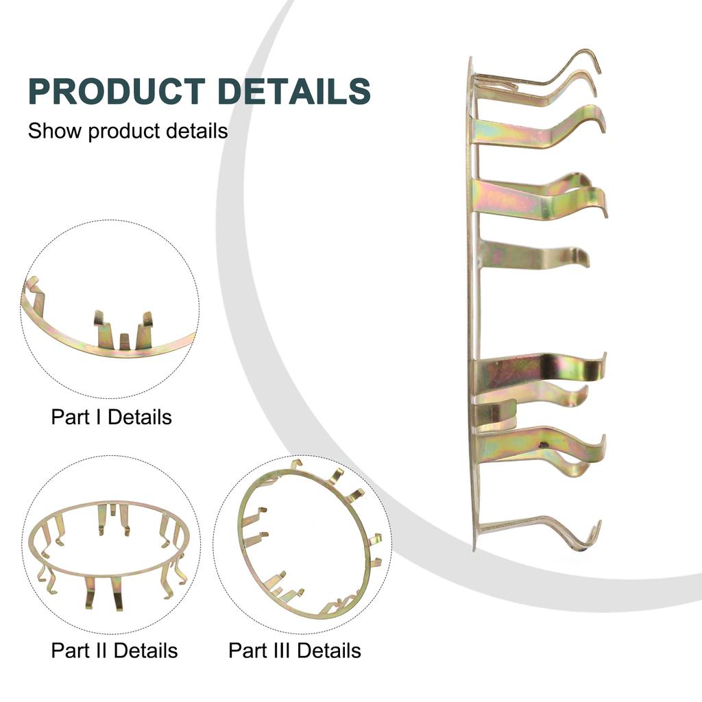 Wheel Center Hub Cap Retainer Clip Parts MB624908 For For Pajero L200 Cap Clip Hub Wheel Ring Car Accessories