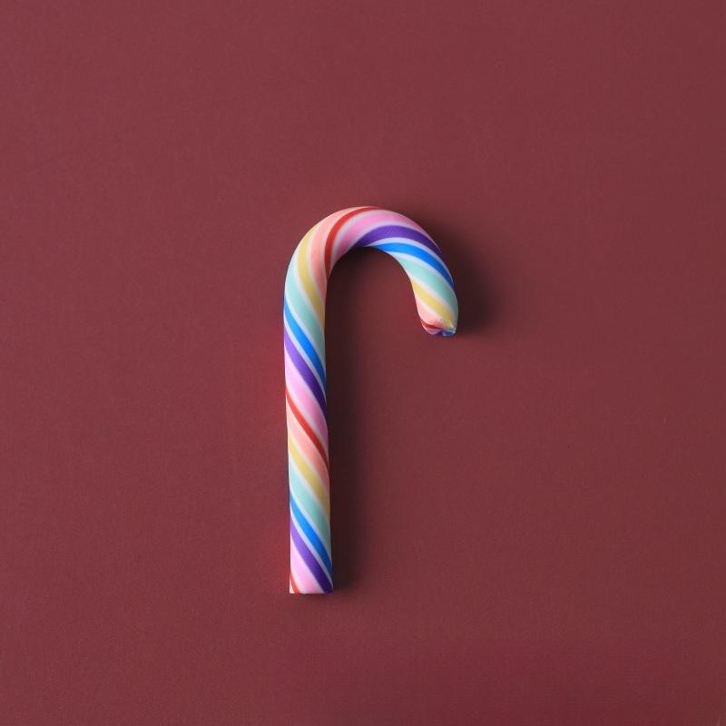 

10Pcs Mini Candy Cane Christmas Decoration Red White Resin Candy DIY Crafts Xmas Pendant Navidad Home Decor 2025 New Year 10pcs