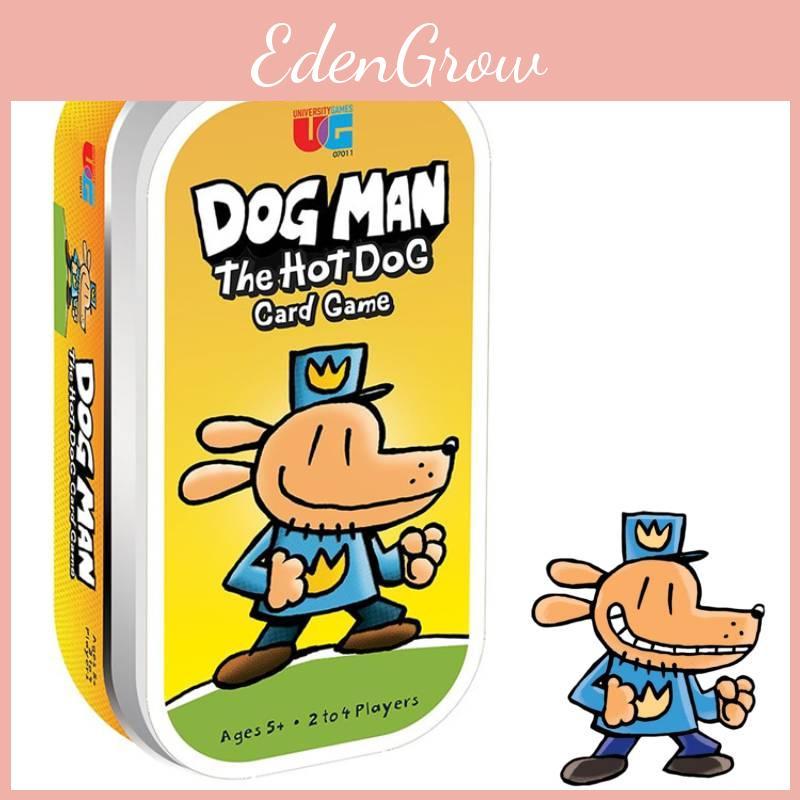 Dog Man Detektiv-Kartenspiel mit strapazierfähigem Papiermaterial für fesselndes Gruppenspiel