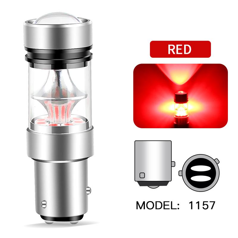 2PCS LED Bulb 1156 BA15S P21W 1157 BAY15D P21/5W BAZ15D P21/4W 3157 P27/7W T25 7443 W21/5W T20 Brake Reverse Turn Signal Lights