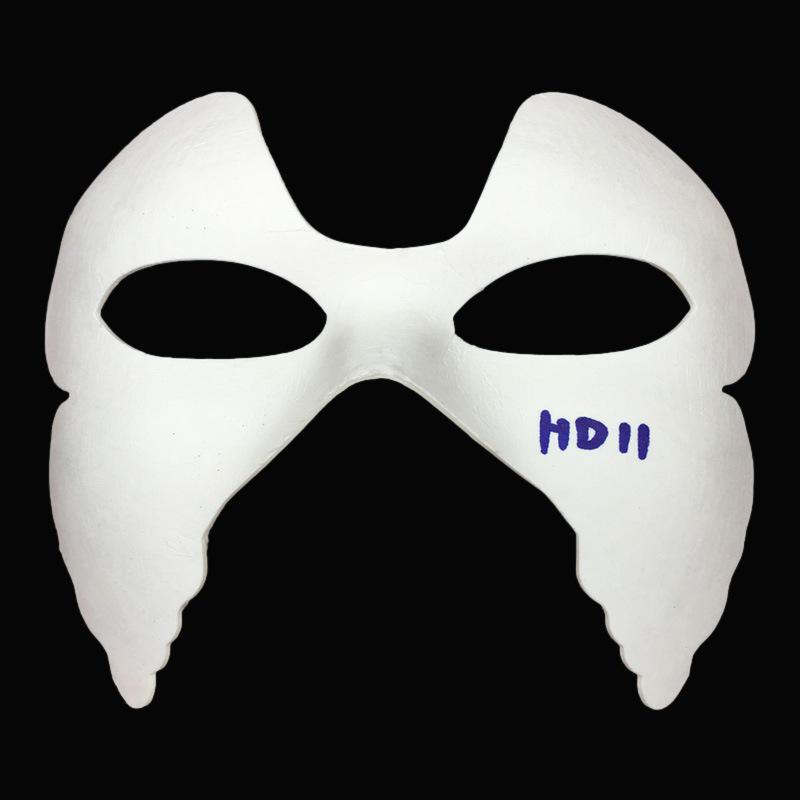 2/12/20/24 Pcs Halloween Mask DIY Paintable Blank Mask Paper Art Masks DIY Painting Masks For Masquerade Cosplay Party