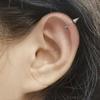 Simple Pointed Round Ball Ear Studs, Devilish Nailkets, Punk-style Rivets, Sharp Spikes, Willow Nails