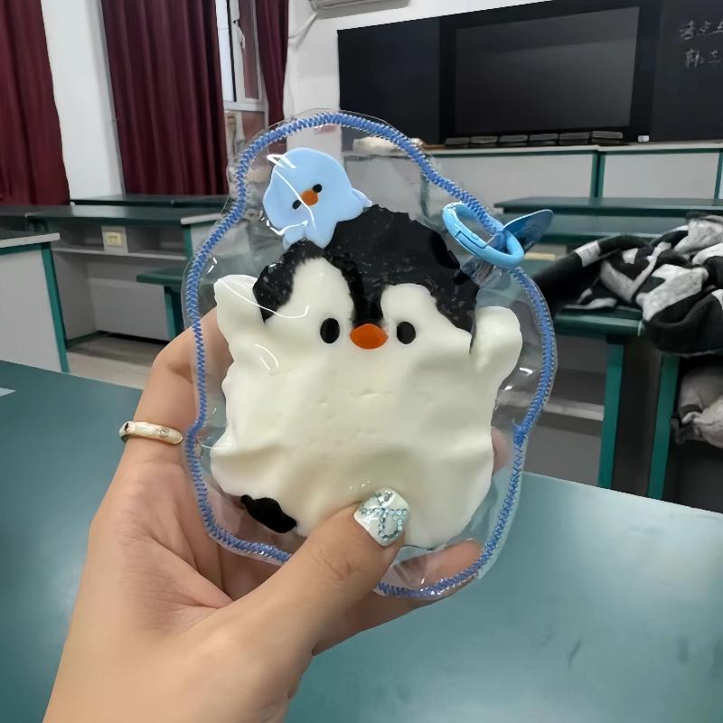 Cute Chubby Penguin Slow Rebound Stress Relief Toy Ultra Soft Squeeze Toy Super Soft Cream Mud Fun Creative Gift For All Ages